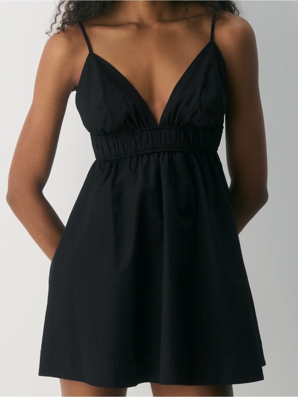 Aritzia Babaton Entourage Mini Dress Black Size L NWT